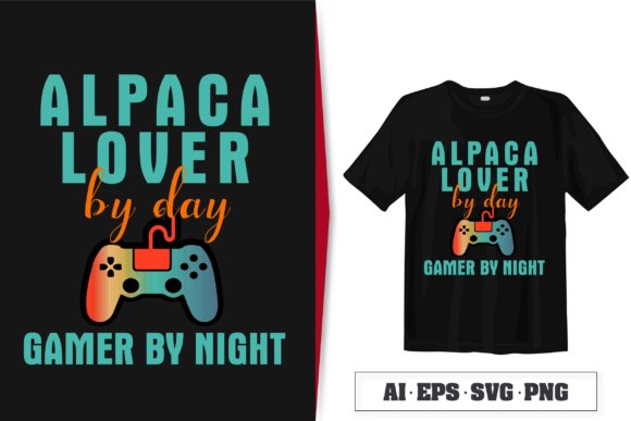 Alpaca Game Lover T-shirt Graphics & Illustrations Review