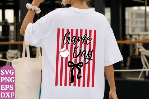 Game Day Coquette Baseball Graphics for T-Shirt Designs