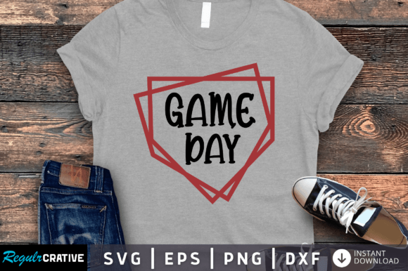 Game Day SVG Design: Mom Baseball Graphics & T-Shirt Designs