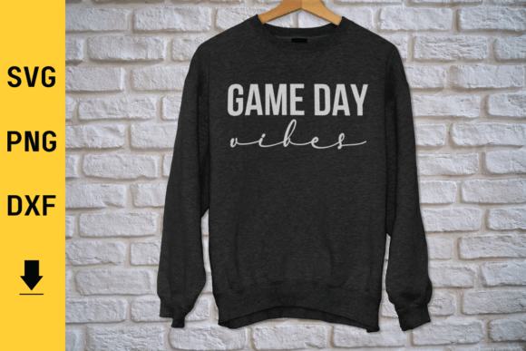 Game Day Vibes Football Mom Svg: Graphics & T-Shirt Designs