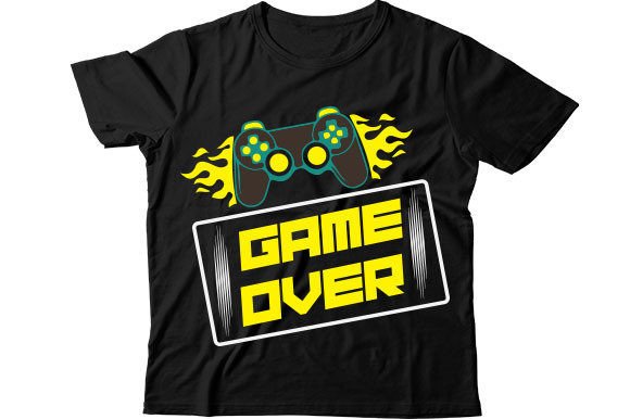 Game Over T Shirt Graphics & T-Shirt Designs Review