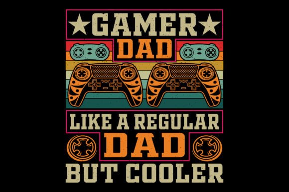 Gamer Dad Like a Video Game T-Shirt SVG Review
