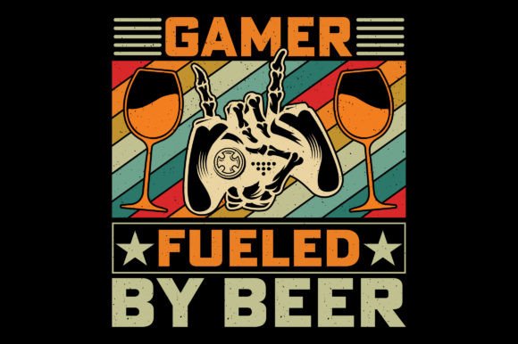 Gamer Fueled by Beer: Graphics & T-Shirt Designs Review