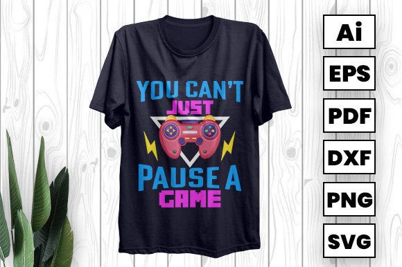 You Can t Just Pause a Game Embroidery Review